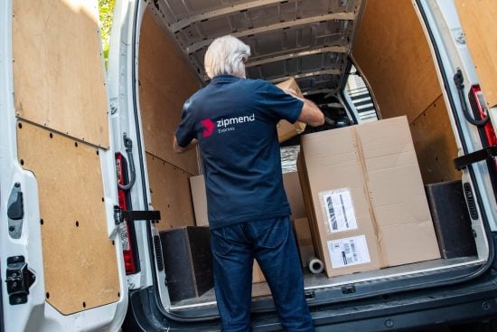 Koerier lost zending