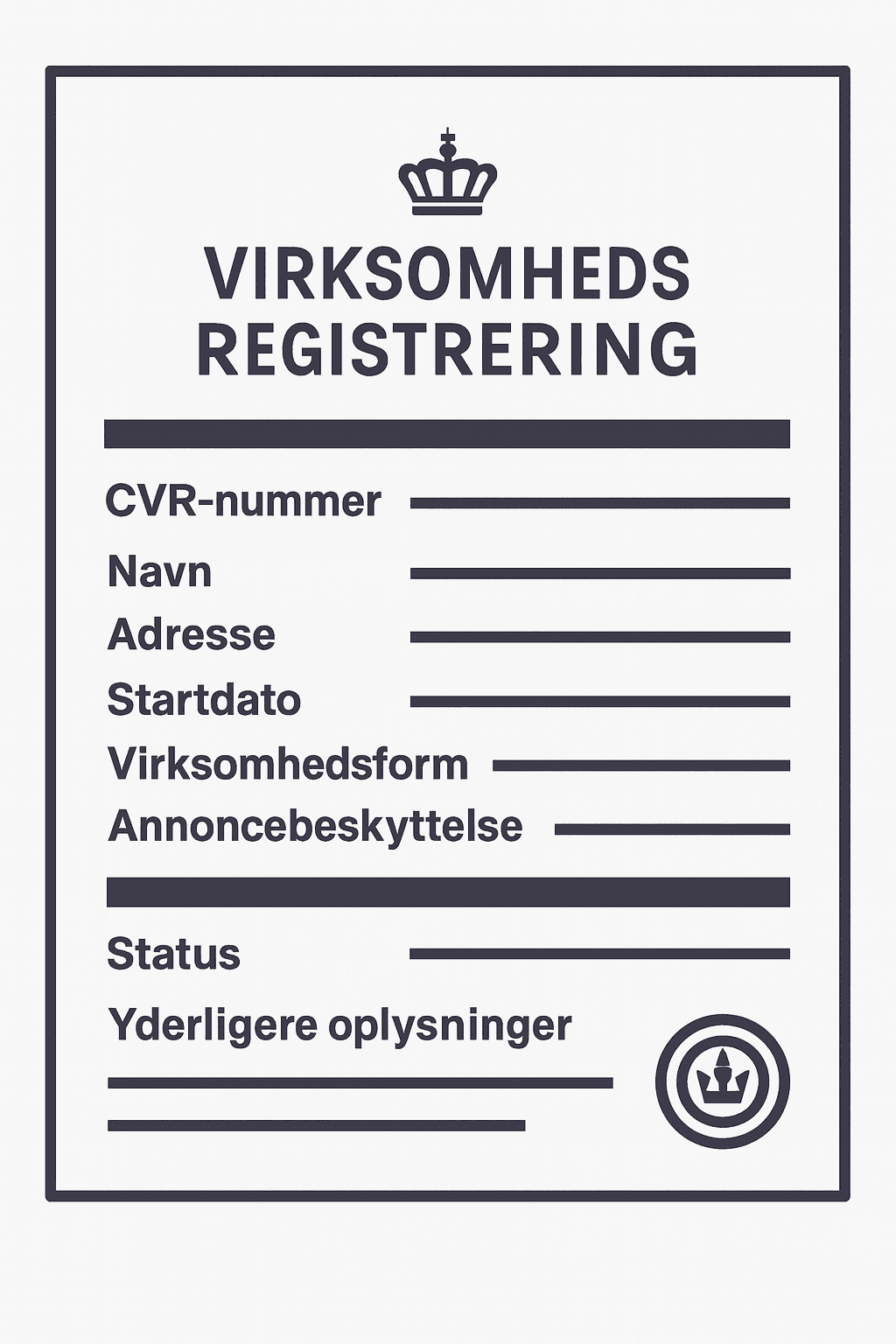 Virksomhedsregistrering DK